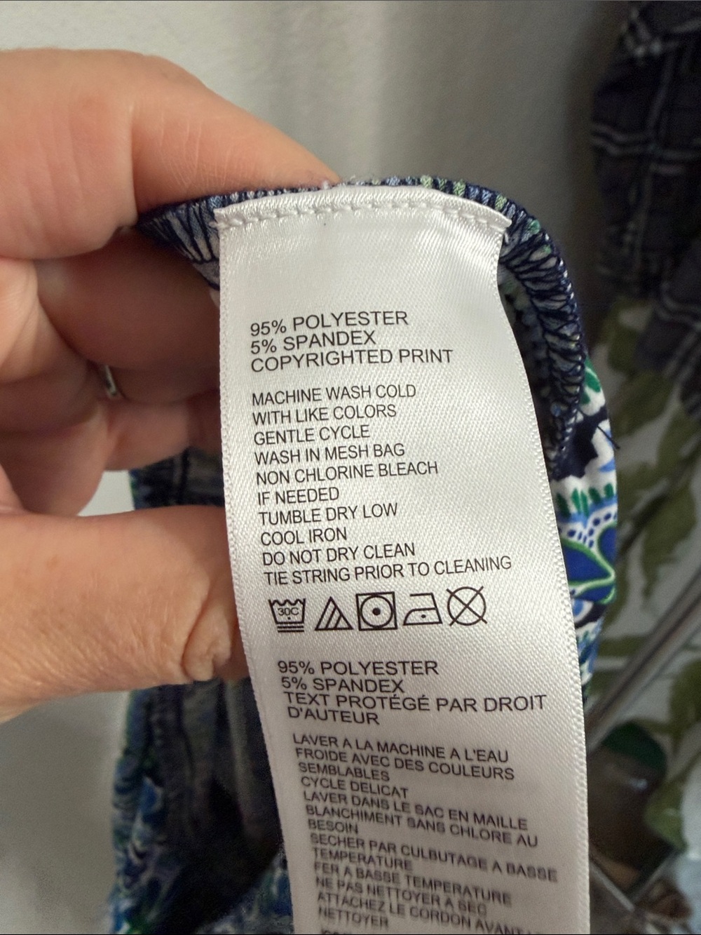 Tommy Bahama Blue Green Medallion Print Wide Leg Jumpsuit Size Small Resort - Picture 9 of 10